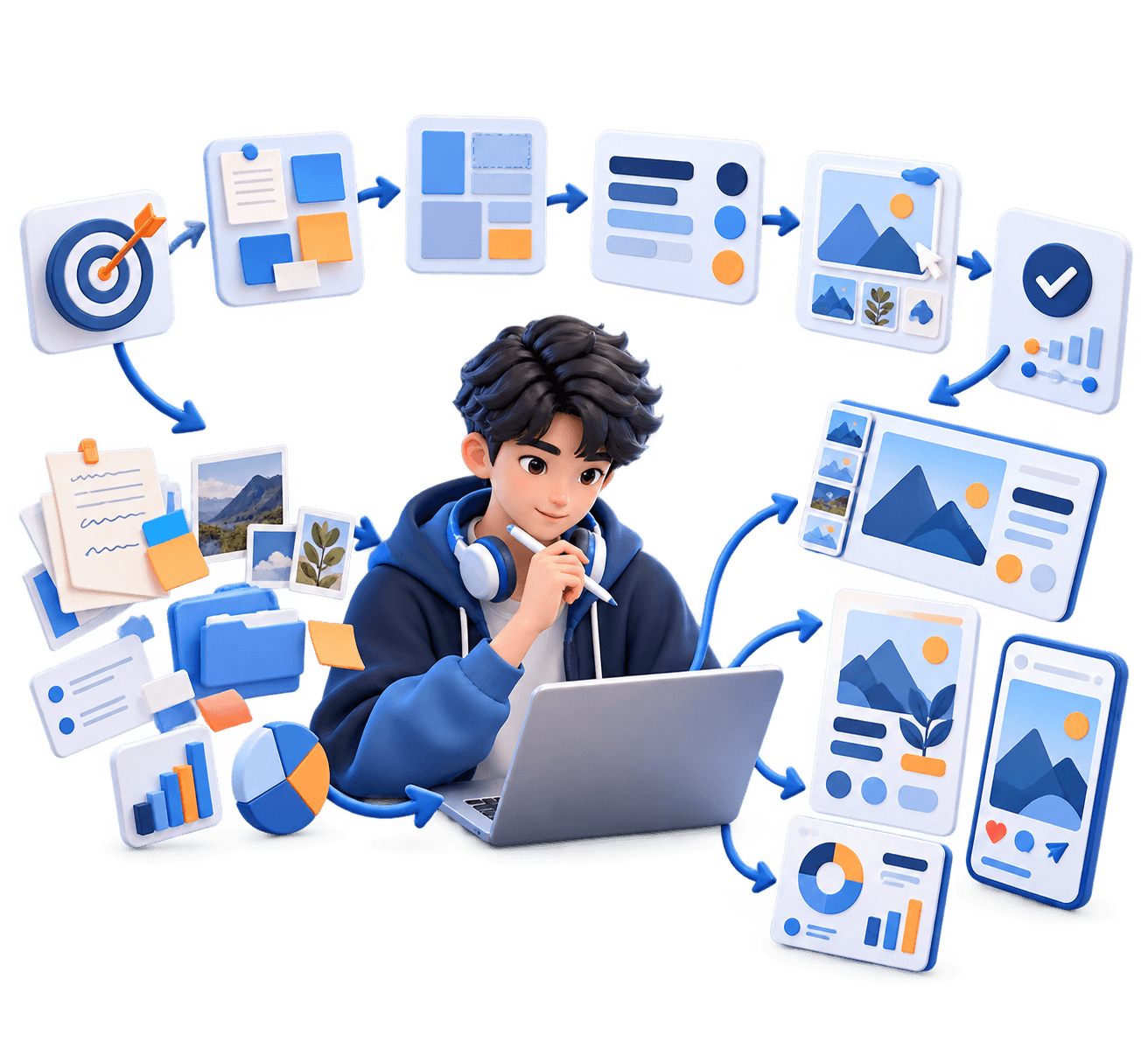 Sinh viên sử dụng Canva để chuyển nội dung thô thành bài thuyết trình, poster, infographic và sản phẩm truyền thông trực quan - Ngành Học Blog