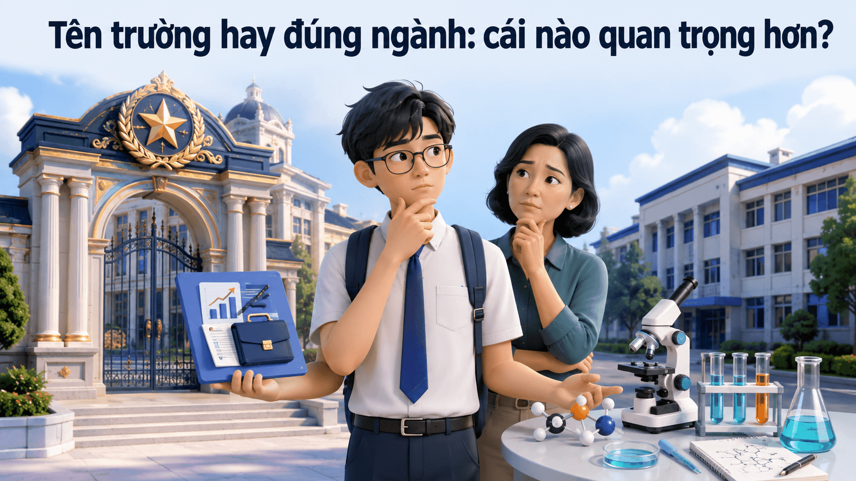 Tên trường hay đúng ngành: cái nào quan trọng hơn?