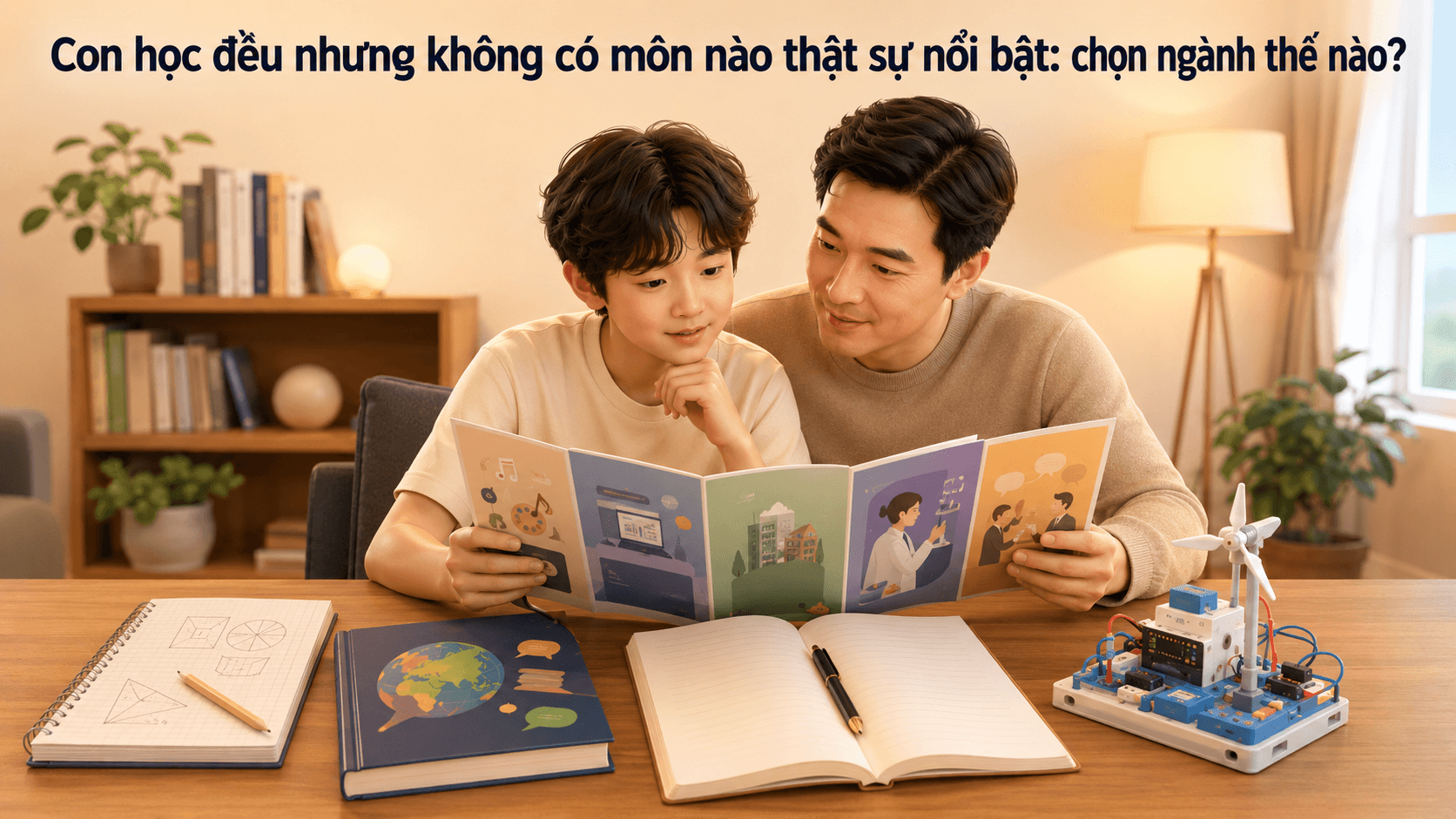 Con học đều nhưng không có môn nào thật sự nổi bật: chọn ngành thế nào?