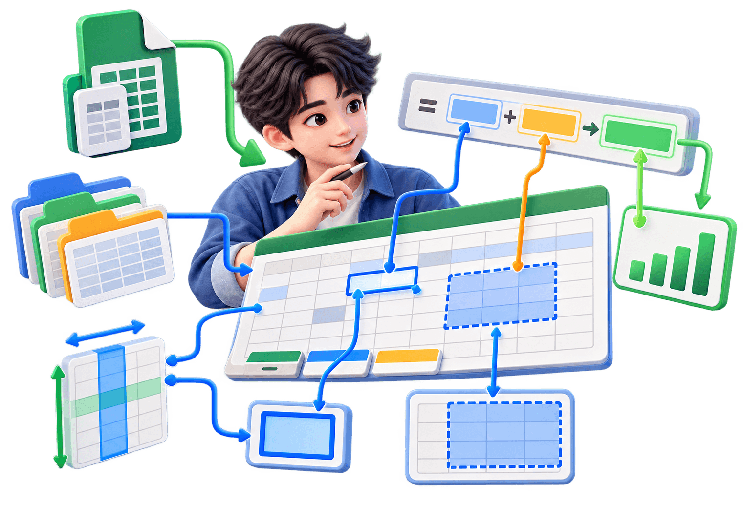 Bảng tính hoạt động như thế nào trong Excel - Ngành Học Blog